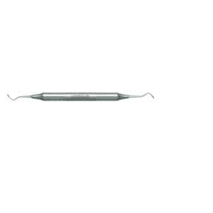 Curette Columbia Double End Size 13/14 DuraLite Round Stainless Steel Ea