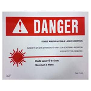 Laser Safety Sign Ea