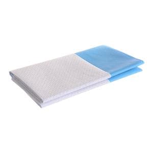 Prepping Pad 24 in x 48 in Blue / White Universal SMS Fabric Disposable 100/Ca