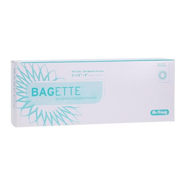 IMS Bagette Sterilization Pouch 3.5 in x 9 in 200/Bx