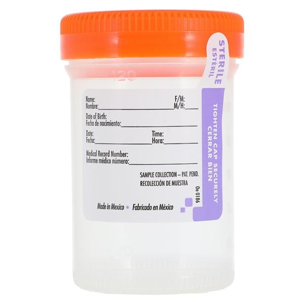 Samco Bio-Tite Specimen Container 120mL Polypropylene Sterile 300/Ca