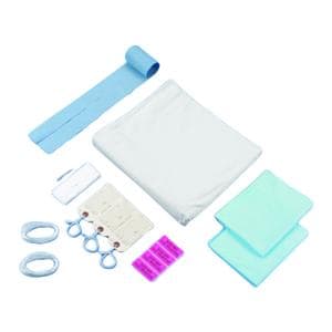 Post Mortem Kit 36x90" White Zipper Closure Polyvinyl Chloride 10/CA