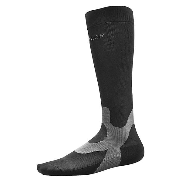 Recovery Compression Socks Over-The-Calf Medium Men 8-10/Women 9-11 Black