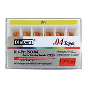 Dia-ISOGT Gutta Percha Points Size 20 Millimeter Markings 60/Bx