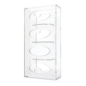 Acrylic Glove Box Holder Quad