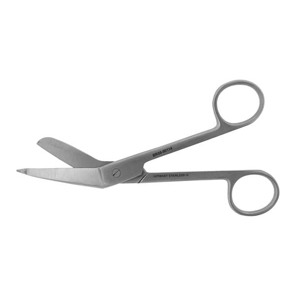 Lister Bandage Scissors Angled 5-1/2" Stainless Steel Non-Sterile Reusable Ea