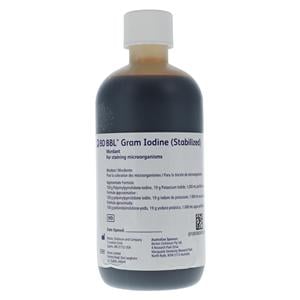 BBL Gram Iodine Stain 250mL For Gram 4/Bx