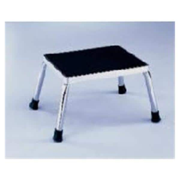 Stool Step Model 1250 Chrome 4 Leg/Non-slip Mat EA