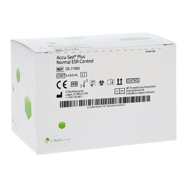 Accu-Sed Plus ESR Normal/Abnormal Control f/ Excyt/ Ves-Matic 20 10x8.5 EA