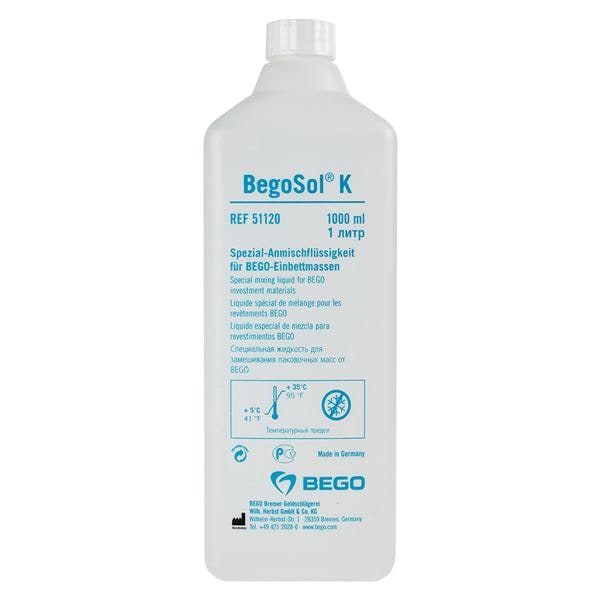 BegoSol K Casting Investment Mixing Liquid 1Lt/Bt