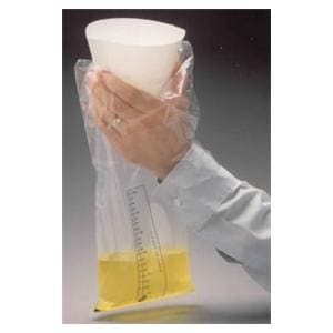 Convenience Bag Emesis Bag 5.75x10.75" Clear Automatic Inner Seal Plastic Ea