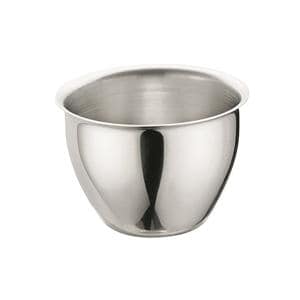 Iodine Cup Round Stainless Steel Silver 6oz