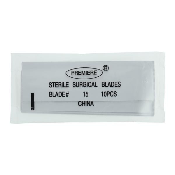 Premiere Sterile Surgical Scalpel Blade #15 Disposable