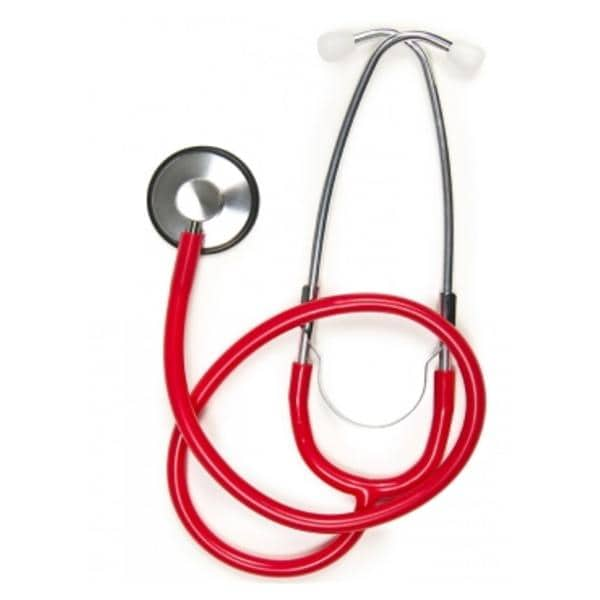 Diagnostic Stethoscope Red PVC Tubing Ea