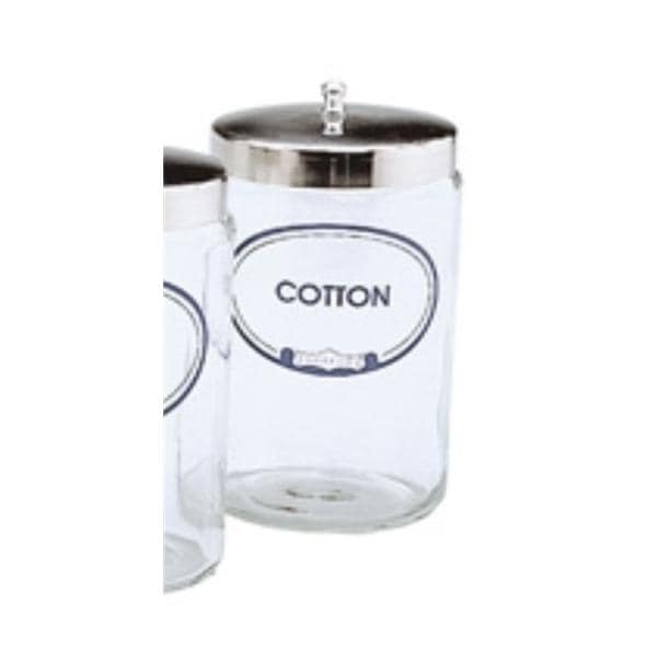 Cotton Jar Glass Clear 1.6L