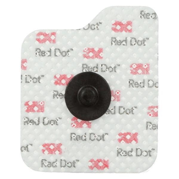 Red Dot Electrocardio Electrode Adult/Pediatric 1.56x1.25 Sft Clth Dsp 3X200/Ca