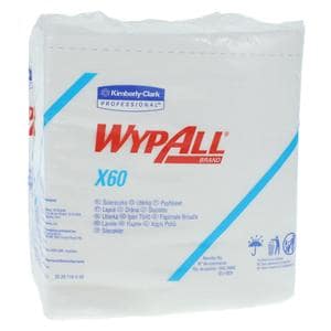 Wipers 1/4 Fold Hydroknit 12.5 in x 14.4 in White 76/Pk, 12 PK/CA