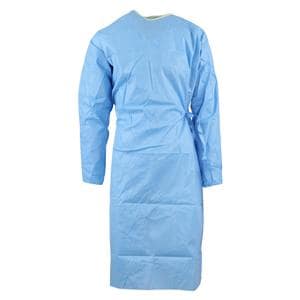 Evolution 4 Surgical Gown SMS Fabric Standard / Large Blue/Yellow Neckband 36/Ca