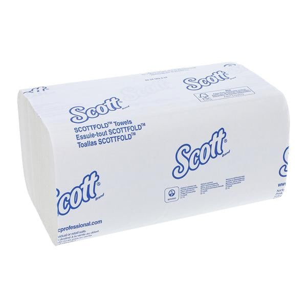 Scott SCOTTFOLD M Hand Towel Single Fold Dsp Fbr 7.8 in x 12.4 in Wt 4375/Ca