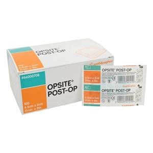 Opsite Polyurethane Film Post-Op Dressing 2-1/2x2" Strl Adhs Lo Adh Trans Abs