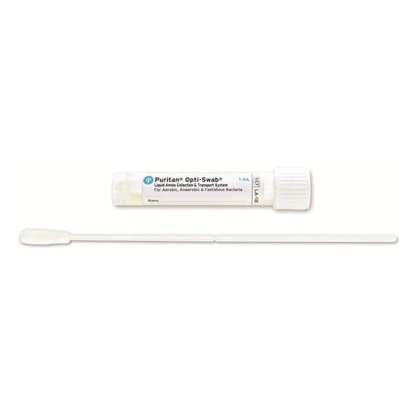 Opti-Swab Polystyrene Handle Liquid Amies Transport System 1mL Sterile 300/Ca