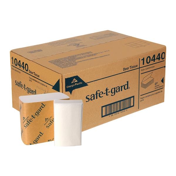 Safe-T-Gard Interfold Dispenser Tissue Paper 2 Ply 4 in x 10 Feet White 40/Ca