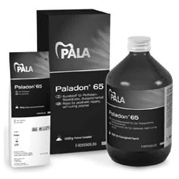 Paladon 65 Denture Resin Acrylic Heat Cure 500mL/Bt