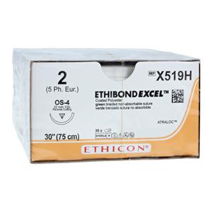 Ethibond Excel Suture 2 30" Polyester Braid OS-4 Green 36/Bx