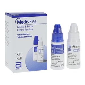 Precision Xtra Glucose High/Low Levels Control Solution Ea