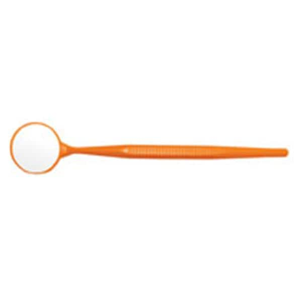 Hand Mega Mirror 15.5 in 2.5 in Lens Neon Orange Ea