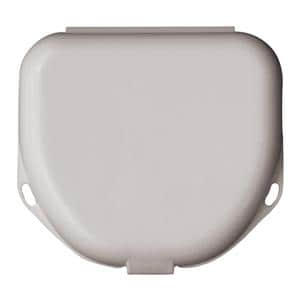 Imprinted Retainer Box 1.5 in Deep White 24/Bg