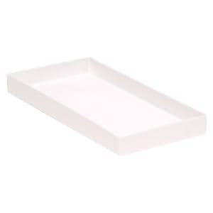 Cabinet Tray 7 7/8 in x 3 3/4 in x 3/4 in Size 19 White Ea