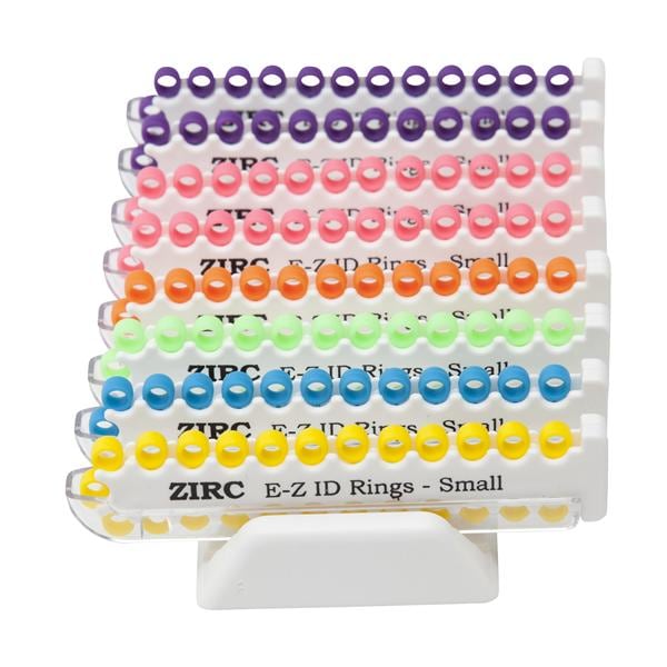 EZ-ID Instrument Rings Kit Assorted Neon 200/Pk