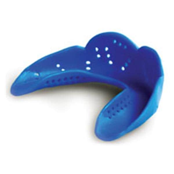 SISU Junior Mouth Guard Strapless Electric Blue Ages 7-11 Y 12/Bx
