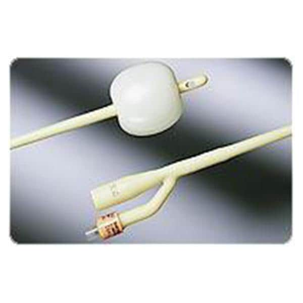 Bardex 2-Way Foley Catheter Short Round Tip Silicone Coated 20Fr 30cc