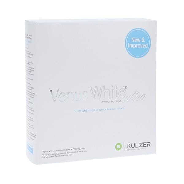 Venus White Ultra Take Home Whitening Gel 11.2% HydPx Prefilled Tray Kit Mint Ea