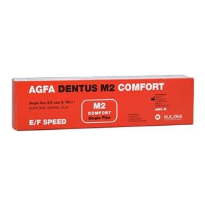 Agfa Dentus Intraoral Film M2-58 2 E/F Speed 150/Bx