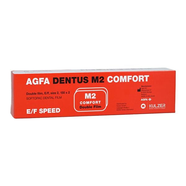 Agfa Dentus Intraoral Film M2-57 2 E/F Speed 150/Bx