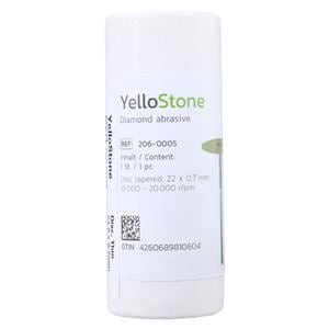 YelloStone Contour Polisher HP 22 x 0.7mm Knife Edge Disc Zirconia & LiSi Ea