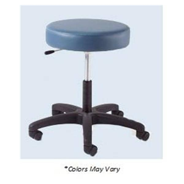 Stool Exam Econobuoy Teal 2" Casters Backless 5 Leg Ea