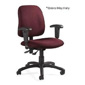 Task Chair Vinyl Blueberry Ea