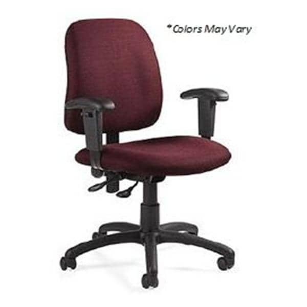 Task Chair Vinyl Blueberry Ea