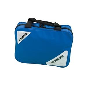 Professional 5115 Intubation Bag 13x3x9.5" Blue Zipper Closure 2 Handles