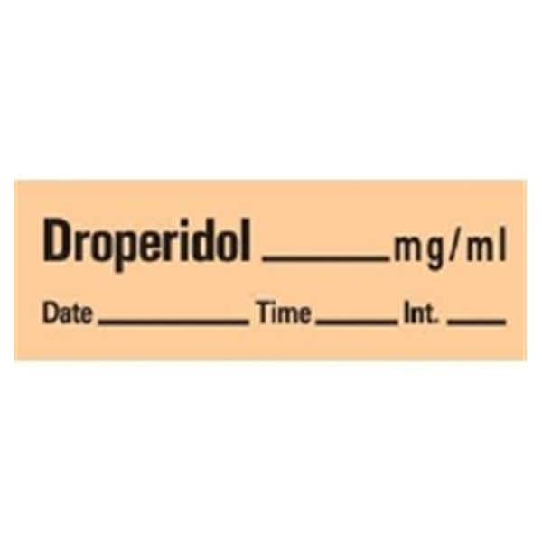 Labels Droperidol RL RL