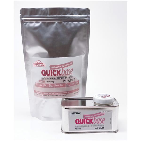 Quickbase Denture Resin Heat Cure #14 Dark Pink 1Lb
