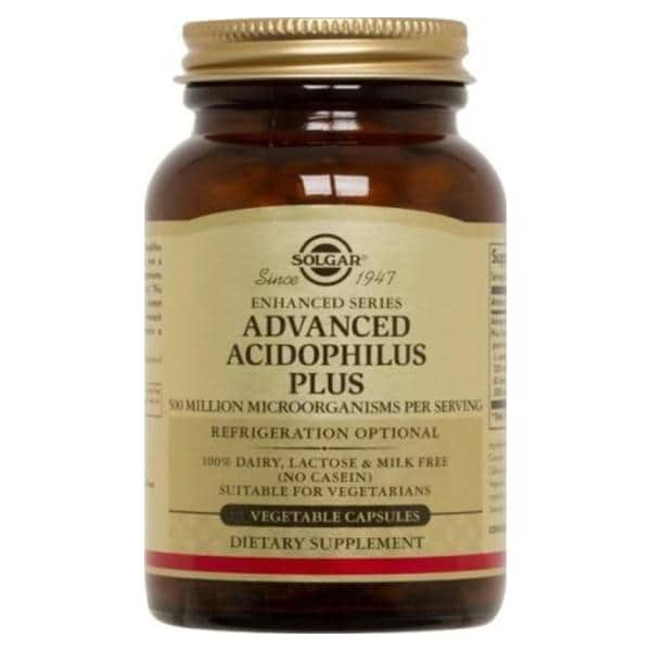 Advanced Acidophilus Plus Vegetable Capsules 120/Bt