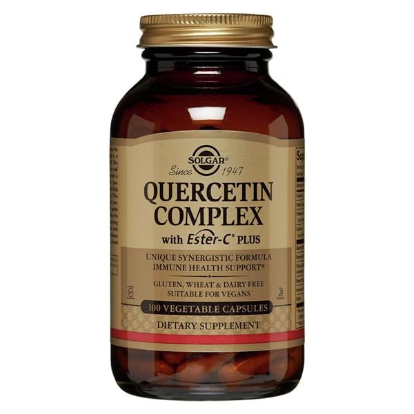 Quercetin Complex w/Ester-C Plus Supplement Vegicaps Vegetarian/Kosher 100/Bt