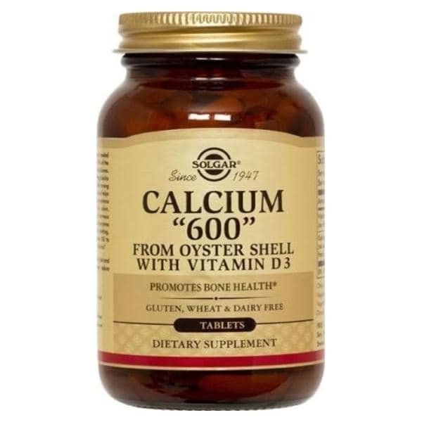 Calcium "600" Adult Supplement Tablets 120/Bt