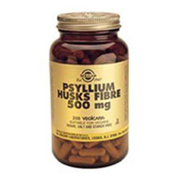 Psyllium Husks Fiber Supplement Vegicaps 500mg 200/Bt