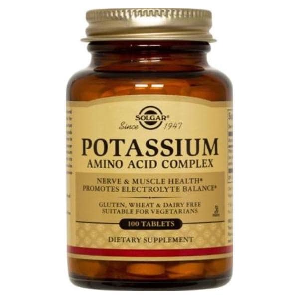 Potassium Complex Supplement Tablets Vegetarian/Kosher 100/Bt